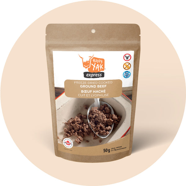 Viande De Bœuf Hachée Cuite Lyophilisée - 800 G (24 Portions), Conservation 25 Ans, Pour Survivalisme/outdoor