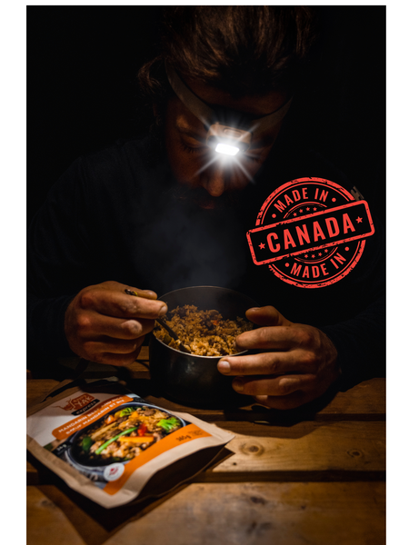 Repas lyophilisés d’urgence et de survie