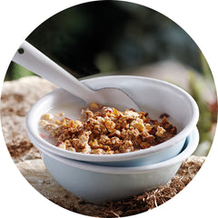 Apple and Cinnamon Granola freeze-dried meal ready to eat