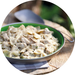 Braised pork with white wine mushroom sauce freeze-dried meal ready to eat