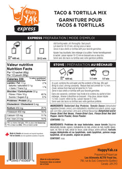 Vegetarian Taco and Tortilla Mix