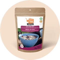 Happy Yak freeze-dried chia delight with almonds and cranberries