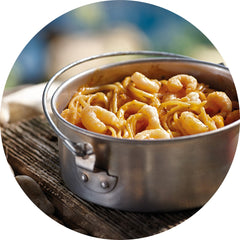 Linguini rosa with shrimp freeze-dried meal ready to eat