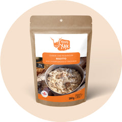 Happy Yak Freeze-Dried Cheese and Mushroom Risotto
